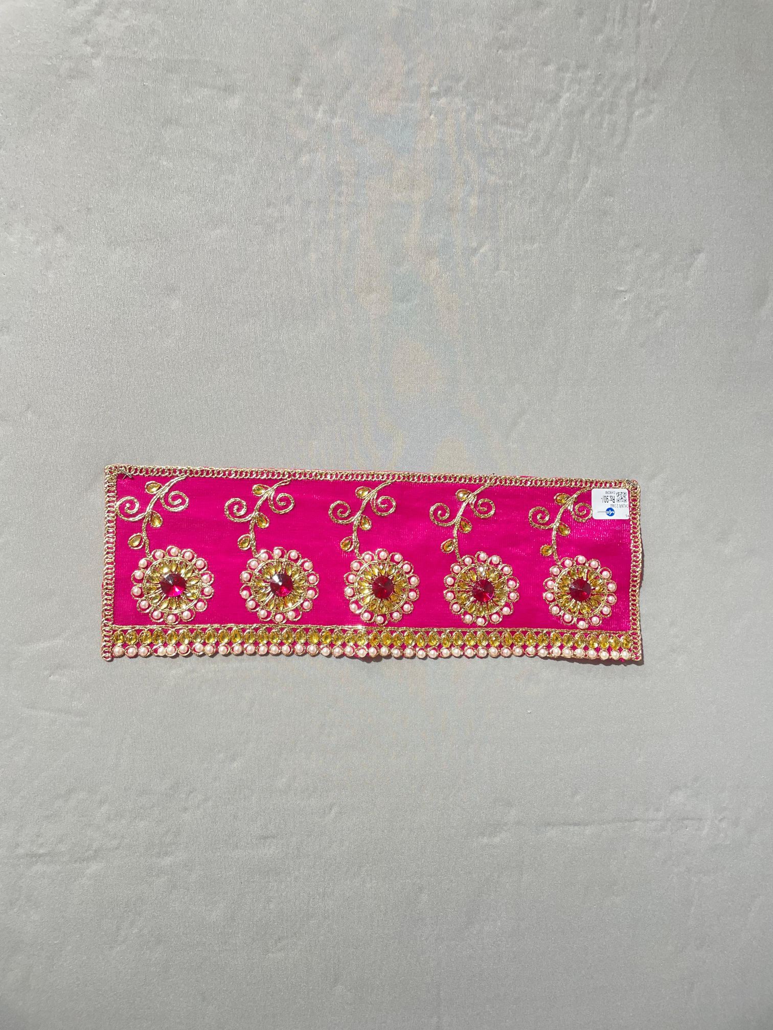 Maheshwari Fancy Store - Pink Colour Kundan Chunri